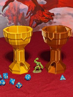 Goblet Dice Tower for you Dwarves/Clerics/Paladins