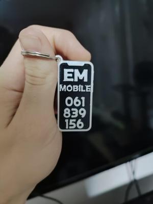 Iphone keychain front side