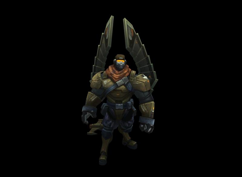 Commando Galio League of Legends 3D print model