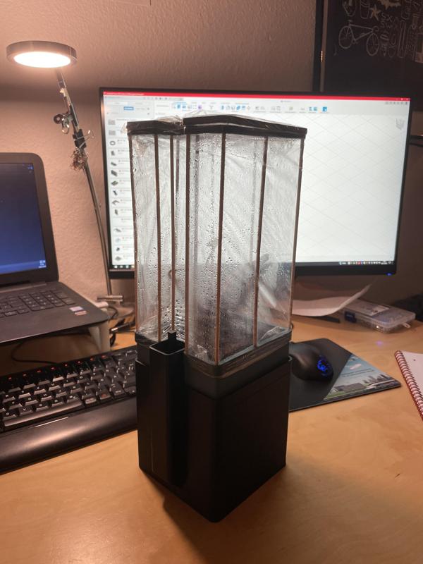 Self-watering square planter Greenhouse addon