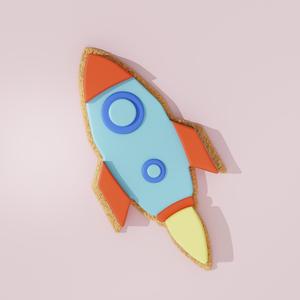 Rocket Cookie Cutter
