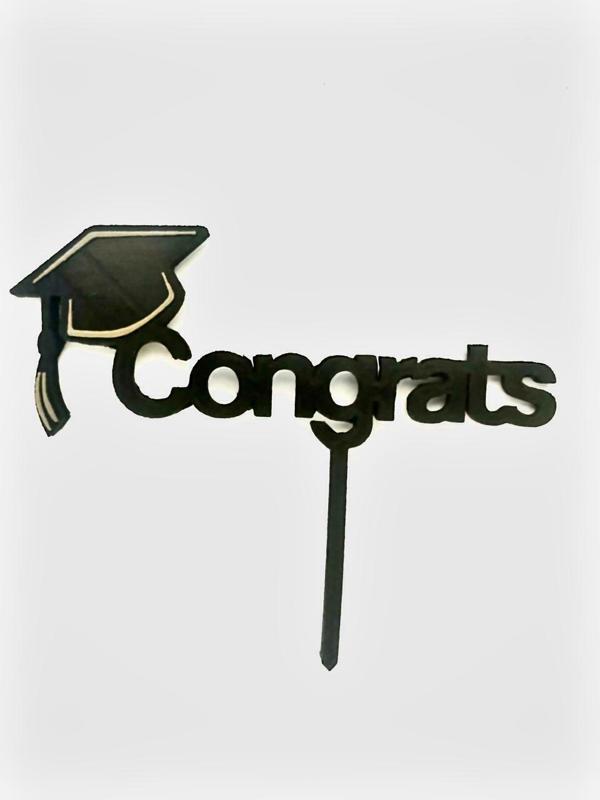 Congrats Graduation Cake Topper