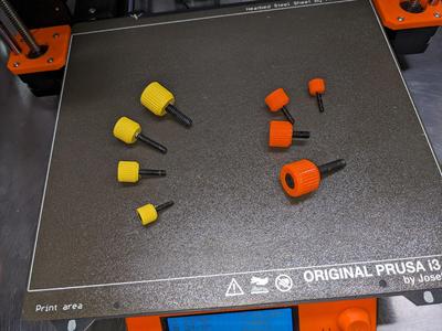 Thumb Screw (Knob) for Socket Head Screw - Inch (#6,#8,#10,1/4") and Metric (M3, M4, M5, M6)