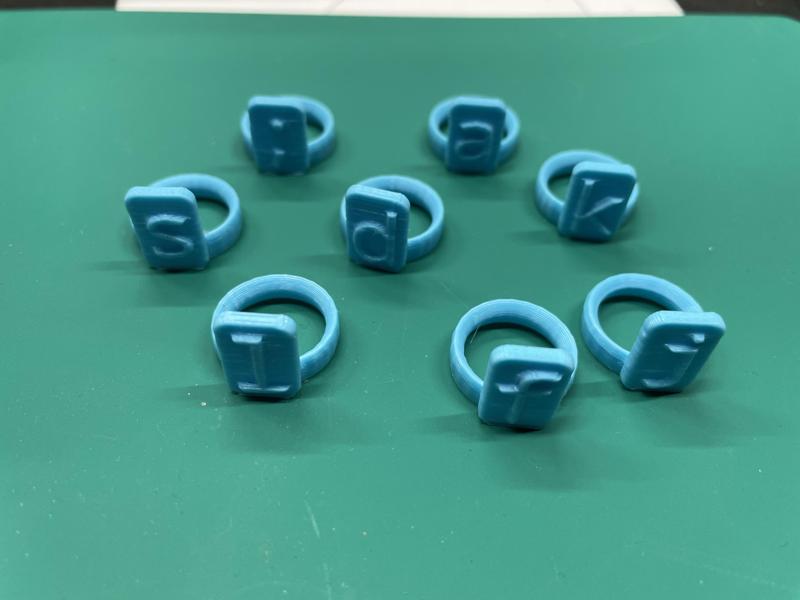 Home Row Rings