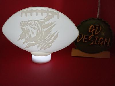 CHICAGO BEARS VER 12 NFL FOOTBALL LIGHT