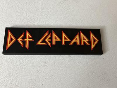 Def Leppard Band Sign 2
