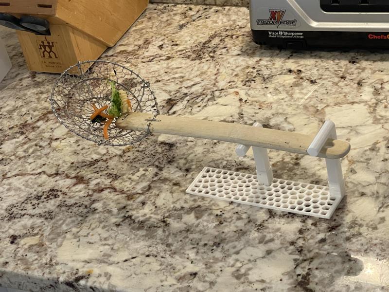 Spoon / Spatula Holder (keeps utensil off work surface)