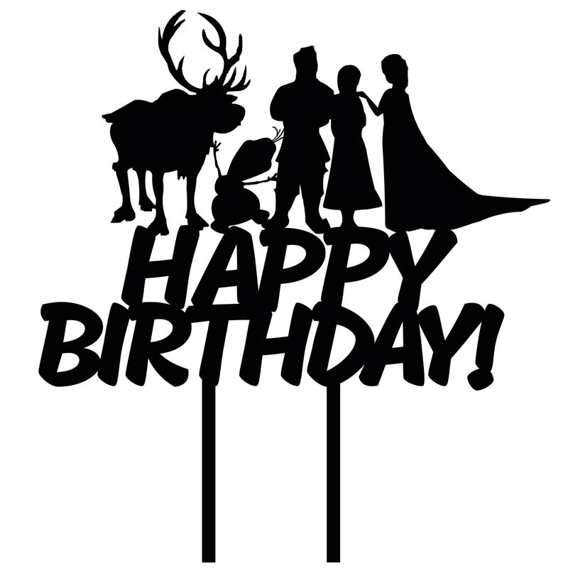 FROZEN CAKE TOPPER