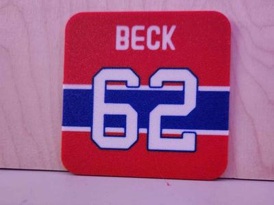 NHL Coaster - Owen Beck