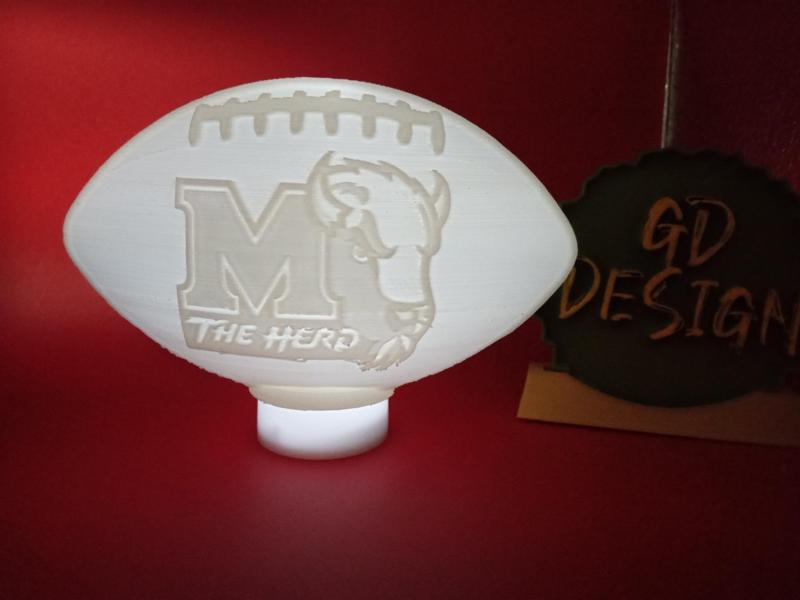 Marshall The Herd University COLLEGE FOOTBALL LIGHT