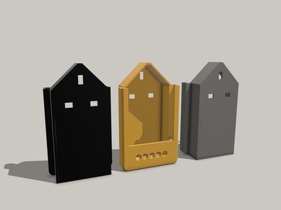 iPhone SE Wall Mount with Charger Holder.