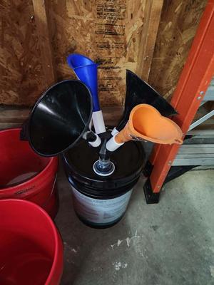 Multi Funnel Holder - Oil Drip Collector