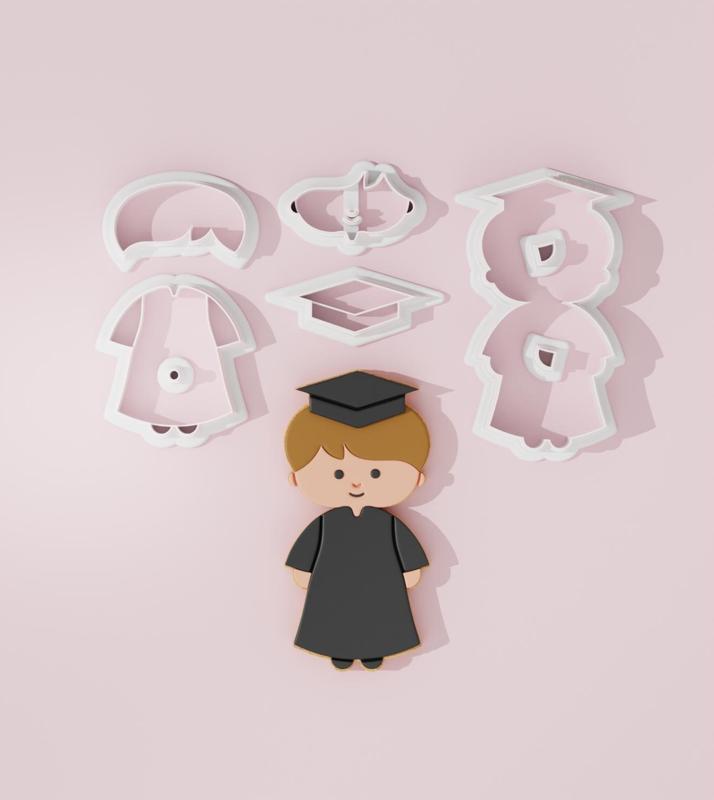 Graduation Boy #1 Cookie Cutter