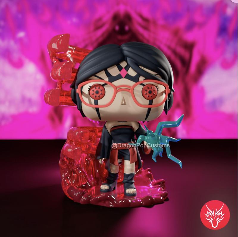 Sarada TimeSkip Partial Susanoo Custom Funko Pop
