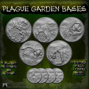 Plague Garden Bases - 40mm