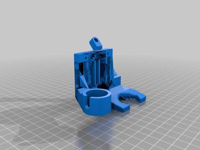 All-in-one E3D Hemera mount for EZABL 18mm and 5015 fan. 