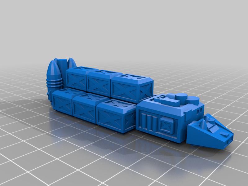 Terran Medium Utility Ship Type A Loaded