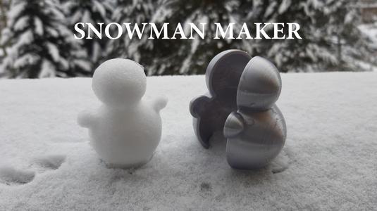 Snowman maker / mold | mini smowman