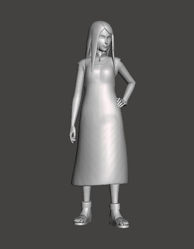 Kushina Uzumaki 3D Model