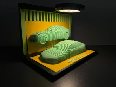 Alfa Romeo Giulia - Layered Car model!