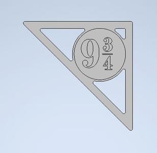 Shelf Bracket - Harry Potter 9-3/4 Hogwarts Express