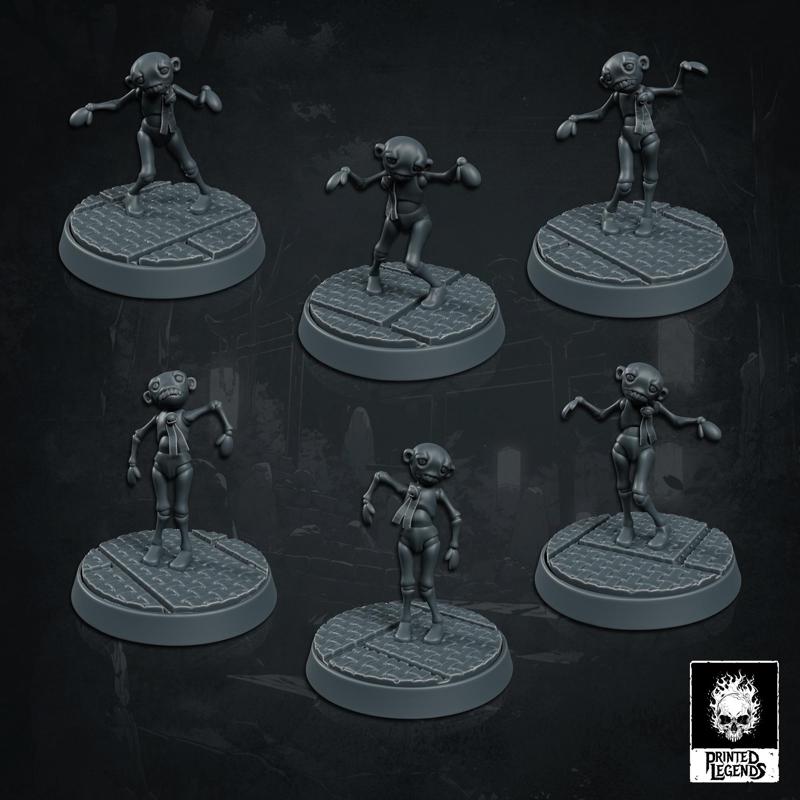 Puppets x6 (25mm Bases)