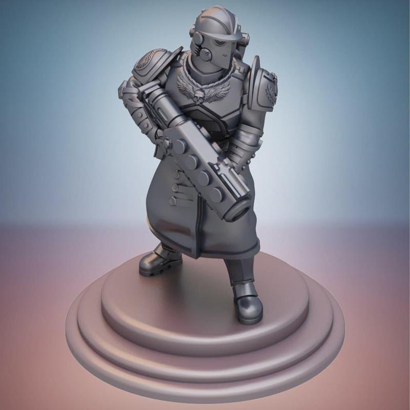 Sanctus Manipulus. Plasma Projector specialist.