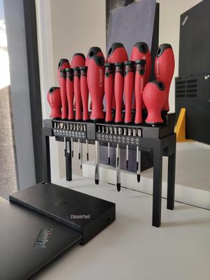 Parkside "Screwdriver & Bit Set" stand