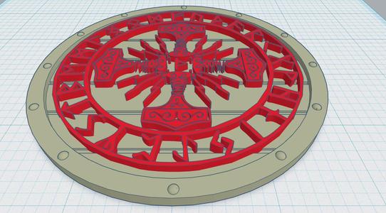 Viking Shield Coaster 50