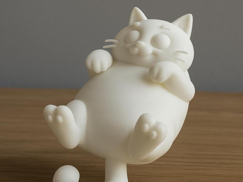 Fat chubby cat (New render)