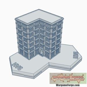 Gothic Building 81 Hex Map Scale HMSG081