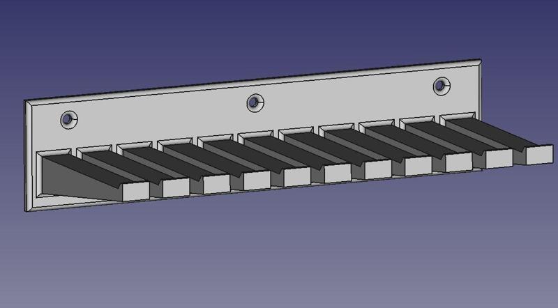 Halterung 6mm Leitung
