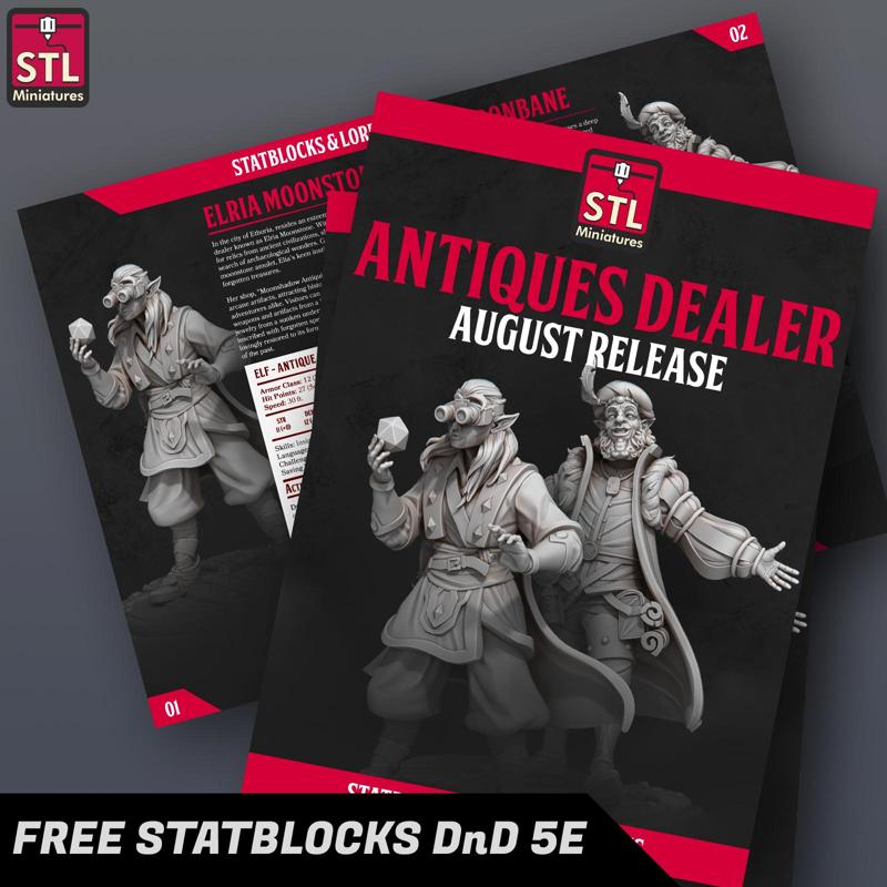 StatBlocks - Antique Shop Set