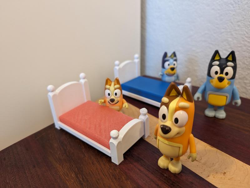 Bluey & Bingo Bed (frame and mattress)