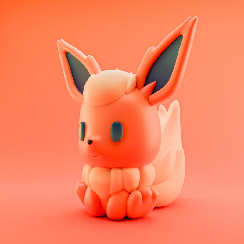 FLAREON, EEVEE EVOLUTION - POKEMON