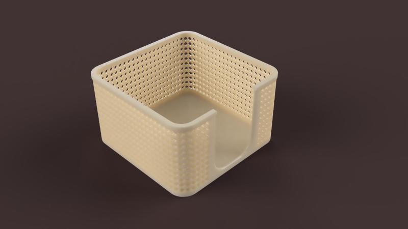 Modern Breeze: Perforated Napkin Holder for Easy Access