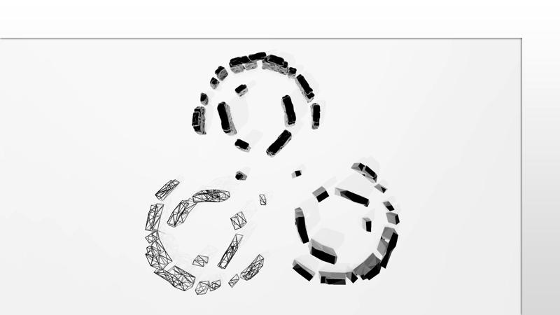 Stonehenge - LowPoly - Wireframe 3D Model Print