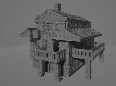 Strange Medieval House