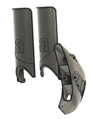 écope disque de frein et protège fourche aprilia rally