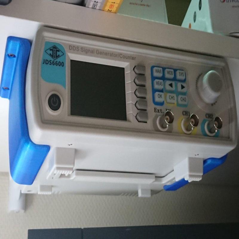 Juntek JDS6600 under desk holder