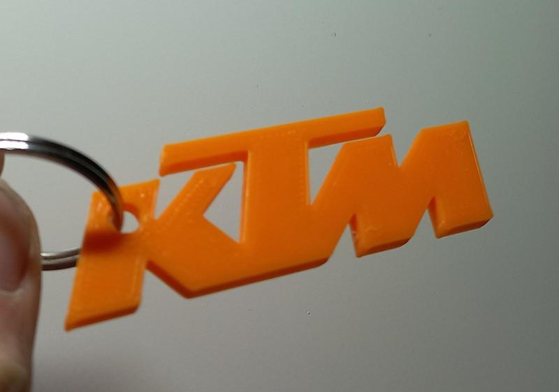 KTM inspired keychain