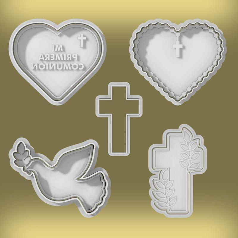 Cutters and stamps - My first communion (SET X 5)