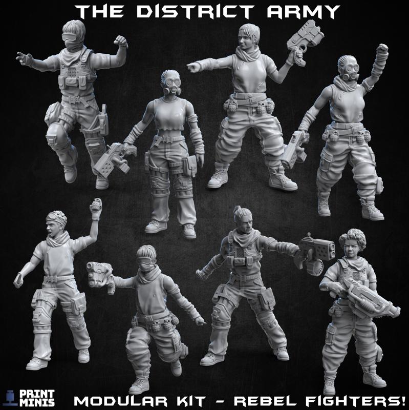 The District Army - 41 piece modular kit - Doomsday Collection