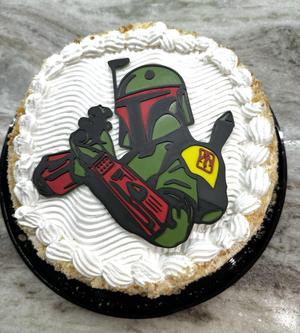Boba Fett Colored Cake Topper