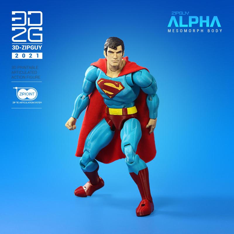 SUPERMAN upgrade kit for ZIPGUY ALPHA