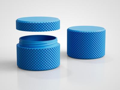 Knurled Container