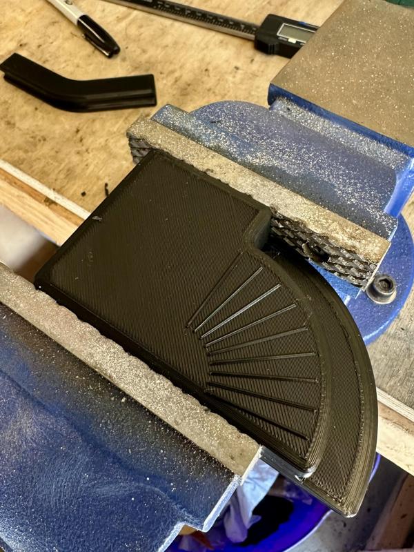 Framebuilding small tube bend mandrel