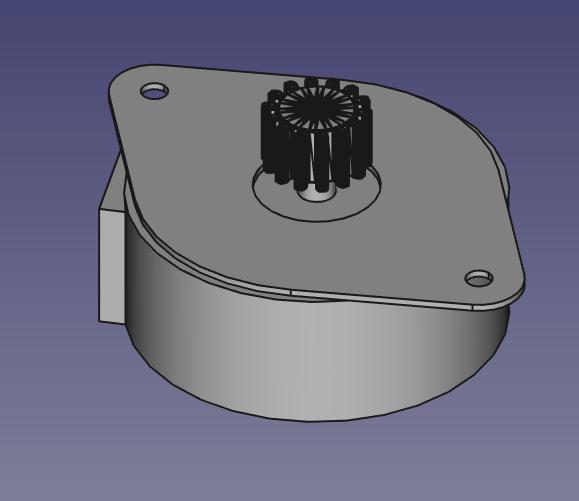 Stepper motor 4Y10AE1 1:1 Model