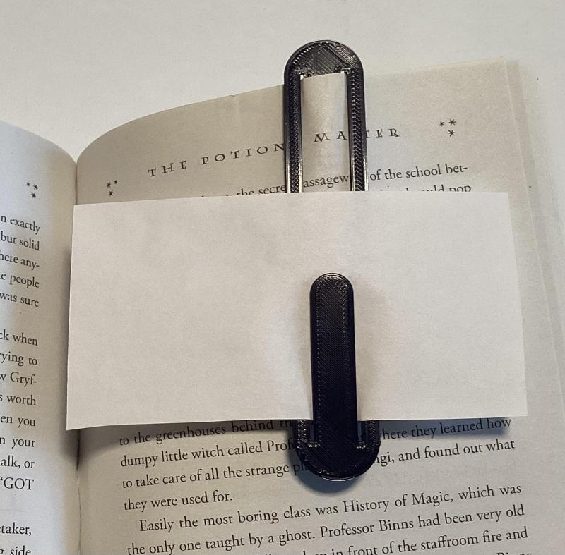 Bookmark Library Receipt Holder |Quick Print <30 min|