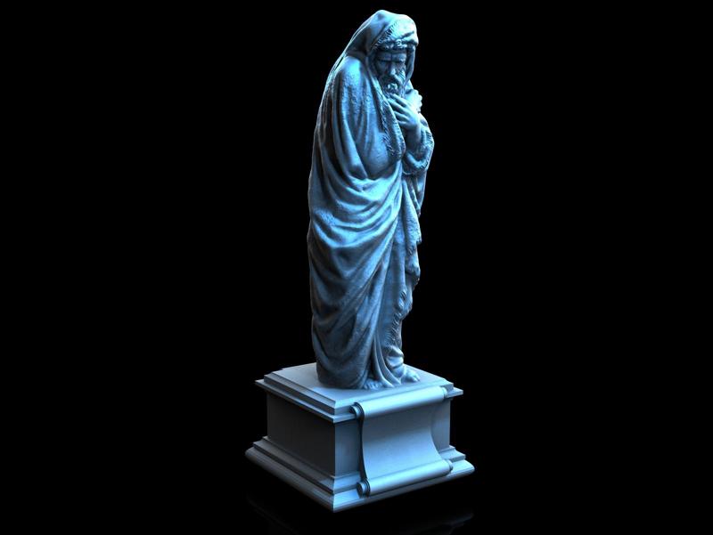 Winter Statue - Medieval Town Set